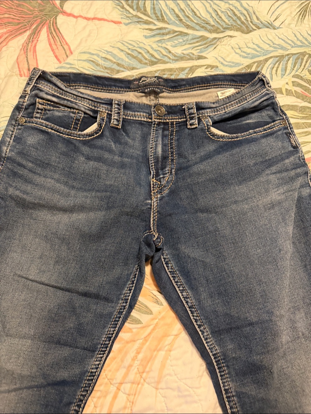 Silver Jeans  Stretch Denim - Medium Blue Wash